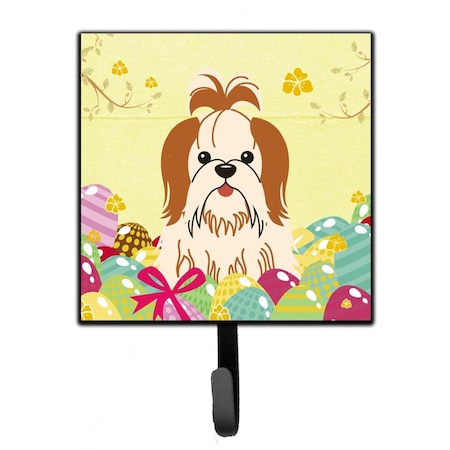 Jensendistributionservices Easter Eggs Shih Tzu Red White Leash or Key Holder MI1709743